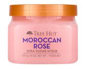 Esfoliante corporal Tree Hut, rosa marroquina, açúcar de karité 530ml