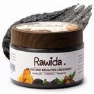 Esfoliante de desintoxicação axilar Rawida com carvão ativado Esfoliante de desintoxicação axilar Rawida com carvão ativado