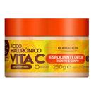 Esfoliante Detox para Rosto e Corpo com Ácido Hialurônico e Vitamina C - Dermacream 250g