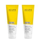 Esfoliante facial Acure Organics Brightening 120 ml, pacote com 2