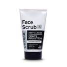 Esfoliante facial Ustraa 100g de esfoliante de carvão ativado masculino