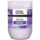 Esfoliante mãos e pés óleo semente de uva 650g dágua natural