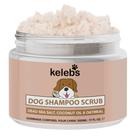 Esfoliante para cães KELEBS, sal esfoliante do Mar Morto e óleo de coco