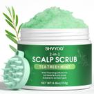 Esfoliante para couro cabeludo SHVYOG Tea Tree Esfoliante com hortelã e sal marinho