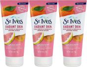 Esfoliante St. Ives Even & Bright Pink Lemon & Mandarim 180 ml (pacote com 3) Esfoliante St. Ives Even & Bright Pink Lemon & Mandarim 180 ml (pacote com 3)