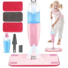 Esfregão de spray infantil Mop Dreamon com 3 almofadas laváveis e pulverizador