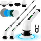 Esfregão Elétrico Giratório 360 S/Fio Perfeito para Limpeza de Cozinha