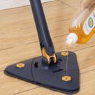 Esfregão Giratório De Limpeza Rodo Mop Magico 360 Triangular