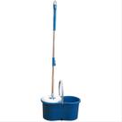 Esfregão Mop Giratório 360 Tronos - Balde 12 Litros - Centrífuga em PVC - Dispenser para Sabão - 3 Refis - 63412