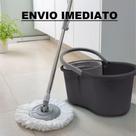 Esfregão Mop Giratorio Centrifuga Inox 9 Litros - HAI BRASIL