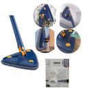 Esfregão Mop Triangular Rotação 360 Limpar Piso Vidro 2refil Esfregão Mop Triangular Rotação 360 Limpar Piso Vidro 2refil