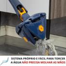 Esfregão Rodo Mop Giratório Triangular Limpa Forro E Vidros
