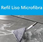 Esfregão Triangular Multiuso Mop 2 Refis Cabo 1m comprimento Rodo Limpador Vidro Giratório Mop 360 Refil:Liso