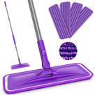 Esfregões de microfibra BPAWA Flat Floor Mop com 4 almofadas reutilizáveis