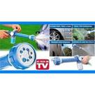Esguicho ducha para mangueira limpador a jato com 8 funcoes jardim garagem calcada lavanderia