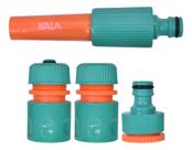 Esguicho Mangueira para Jardim Conjunto 4 Peças Kala 234443 Cor Verde