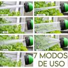 Esguicho multiplo jato para mangueira com 7 funcoes e trava