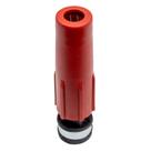 Esguicho Tipo Leque Nylon Vermelho 2,2Mm