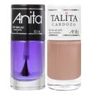 Esmalte Bye Bye Pé Podi Coleção Talita Cardozo + Top Brilho 10ml Anita