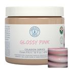 Esmalte cerâmico Celadon rosa translúcido brilhante Penguin Pottery 473 ml