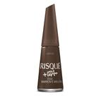 Esmalte Cremoso Risqué Esse Marrom É Meu 8ml