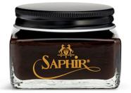 Esmalte de couro creme para sapatos SAPHIR Medaille d'Or 75 ml marrom escuro