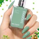 Esmalte de unhas Beetles Green Serene Oasis 15 ml de secagem rápida para mulheres