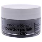 Esmalte de unhas Cuccio Colour Powder Black Red Glitter 15mL