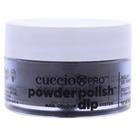 Esmalte de unhas em pó Cuccio Colour 15 mL com tons de cinza prateado