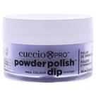 Esmalte de unhas em pó Cuccio Colour para manicure 15 ml de roxo suave