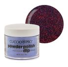 Esmalte de unhas em pó Cuccio Colour para manicure roxo 50mL