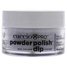 Esmalte de unhas em pó Cuccio Colour para manicure Silver Glitter