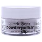 Esmalte de unhas em pó Cuccio Colour Silver Baby Pink Glitter