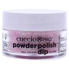 Esmalte de unhas em pó Cuccio Colour Soft Pink Glitter 15mL Esmalte de unhas em pó Cuccio Colour Soft Pink Glitter 15mL