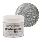 Esmalte de unhas em pó Cuccio Powder Polish Deep Silver Glitter