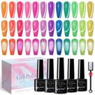 Esmalte de unhas SUPWEE Cat Eye Gel 12 cores com ferramenta magnética
