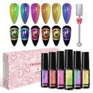 Esmalte de Unhas TWOEIGHT 9D Olho de Gato - Kit com 6 Cores (8ml cada) - Com Imã Esmalte de Unhas TWOEIGHT 9D Olho de Gato - Kit com 6 Cores (8ml cada) - Com Imã