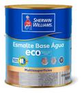 Esmalte Eco Base De Água Sherwin Williams 900ml Acetinado Cor Branco