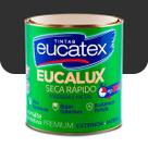 Esmalte Eucalux Seca Rápido Premium Eucatex Grafite Escuro Fosco 900ml