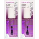 Esmalte fortalecedor de unhas Nail Tek Formula 4 XTRA 15 ml, pacote com 2