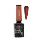 Esmalte Gel Marrom 9g - Linha Majestosa Majestic Nails