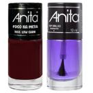 Esmalte Low Carb + Top Brilho 10ml Anita