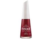 Esmalte Risqué 7 Vermelhos Cor Doce Orgulho Hipoalergênico com 8ml