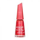 Esmalte Risqué Chilli Beans Para Te Vermelhor Metálico 8ml Vegano Hipoalergênico