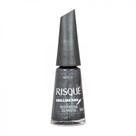 Esmalte Risqué Chilli Beans Profundezas do Meu Eu Cinza Metálico 8ml Hipoalergênico Vegano