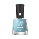 Esmalte Risqué Diamond Gel Azul Capri 9,5ml
