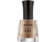 Esmalte Risqué Diamond Gel Cetim Dourado - Metálico Hipoalergênico 9,5ml