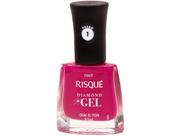Esmalte Risqué Diamond Gel Creme Pitaya Rosa Cremoso 9,5ml