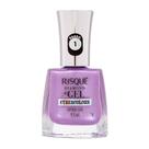 Esmalte Risqué Diamond Gel Cybercolors Cor Euforia Lilás Metálico 9,5ml