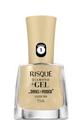 Esmalte Risqué Diamond Gel Divas No Poder 9,5 ml Golden Diva